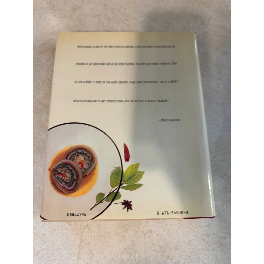 The Four Seasons Spa Cuisine Cookbook Seppi Renggli Hardcover 1986 0671544403